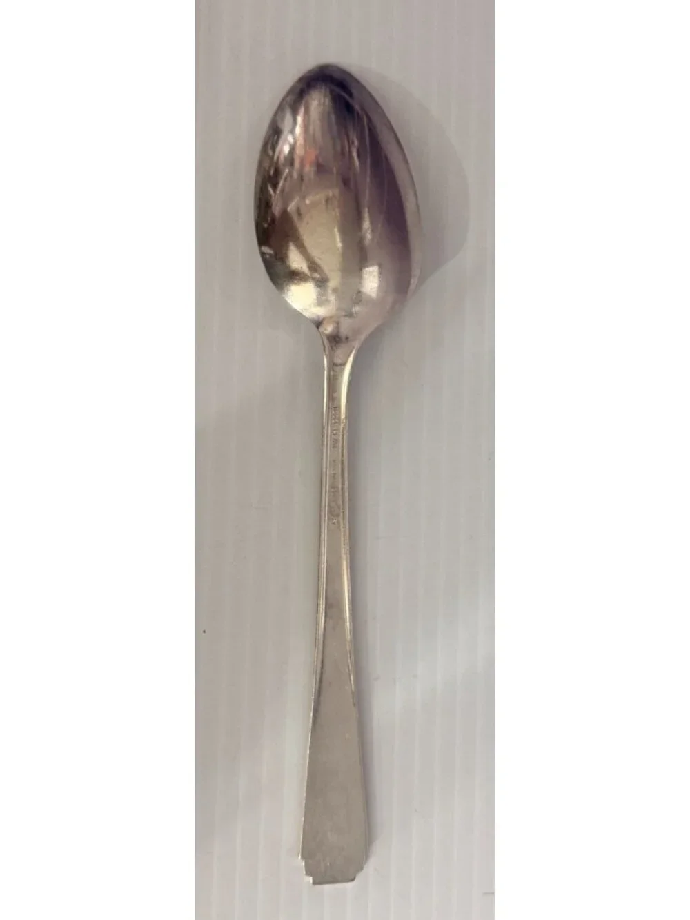 Friendship Medality‎ Oneida Tudor plate Serving Spoon 1932 8 1/4
